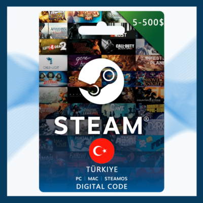 Steam Gift Card Турция [КОД ПОПОЛНЕНИЯ] [5-500 USD]