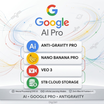 Google One AI PRO1/3/6 Month | ANTIGRAVITY |Gemini 3.1|Veo3|BananaPRO
