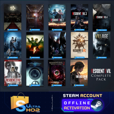 🎮 Resident Evil All Parts (14 Games) - Steam Offline ⚡