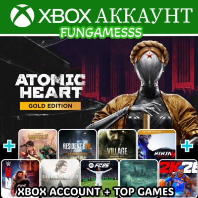 Atomic Heart Gold Blood On Crystal + SILENT HILL 2 + ТОП ИГРЫ⭐XBOX АККАУНТ