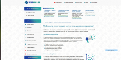 10000 визитов на баланс сервиса Vizithaos.ru!