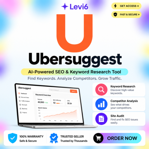 Ubersuggest Eterprise Гарантия 1 месяц