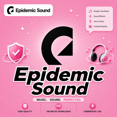 Реклама Epidemic Sound 1 МЕСЯЦ ОБЩИЙ АККАУНТ