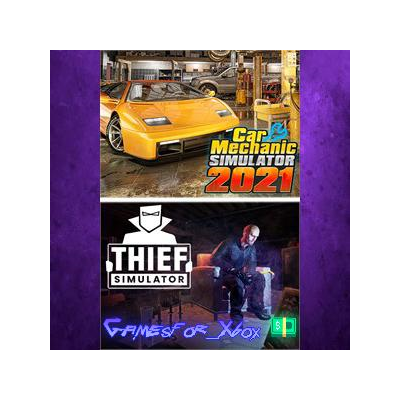 ☀️Car Mechanic Simulator 2021 & Thief Simulator XBOX