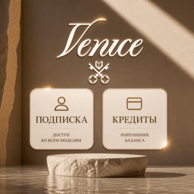 ✅ VENICE AI ПОДПИСКА & КРЕДИТЫ - 1 МЕСЯЦ ✅
