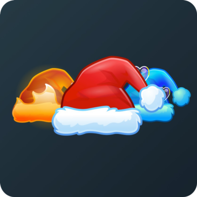 🎁Случайный коллекционный подарок Santa Hat