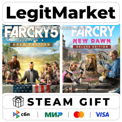 Far Cry 5 Gold+Far Cry New Dawn Deluxe - АВТО - РУ+МИР
