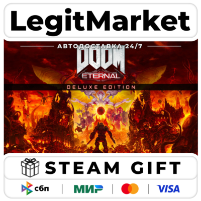 DOOM Eternal Deluxe Edition / Steam АВТО / РУ + МИР