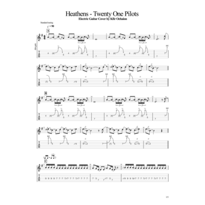 Табы Kfir Ochaion - Twenty One Pilots - Heathens