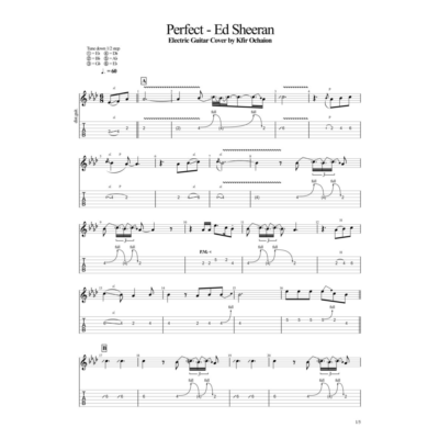 Табы Kfir Ochaion - Ed Sheeran - Perfect
