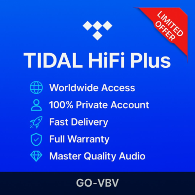 TIDAL 🇺🇸 – Инд. HiFi Plus | 1M | Глобально ✅🌍 PRO