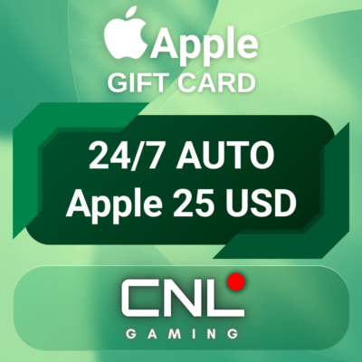 24/7 AUTO | Apple & iTunes 25 долларов США (подарочная карта)