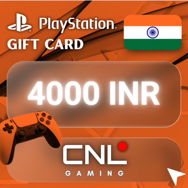 24/7 АВТО | PlayStation 4000 INR (подарочная карта)
