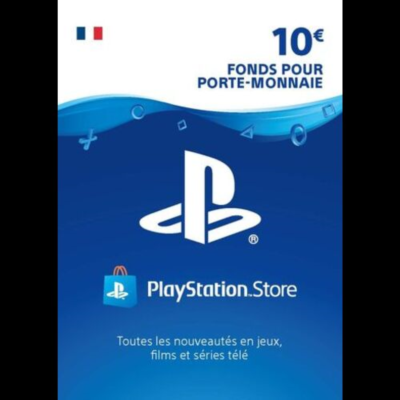 🎁PlayStation Network💳Card 10 EUR💰PSN Key Франция🇫🇷