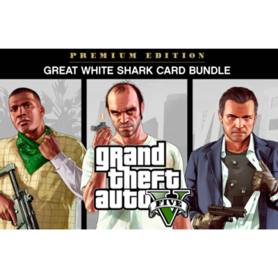 GTAV👑Premium Online Ed&Great White Shark Card Rockstar