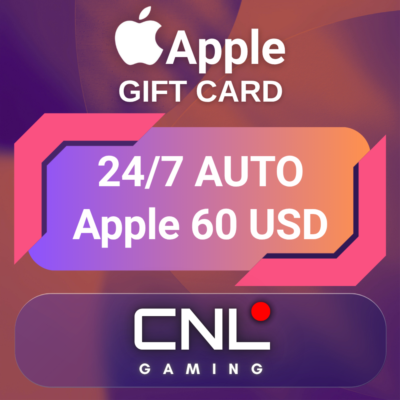 24/7 AUTO | Apple & iTunes 60 долларов США (подарочная карта)