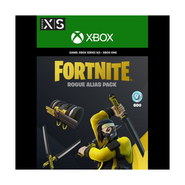 Fortnite Rogue Alias Pack+600 V-Bucks DLC XBOX LIVE