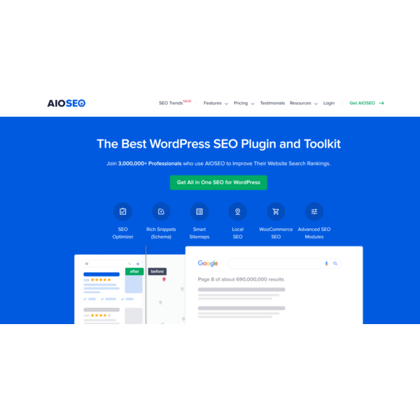 Оригинальная лицензия All in One SEO Pro на один год