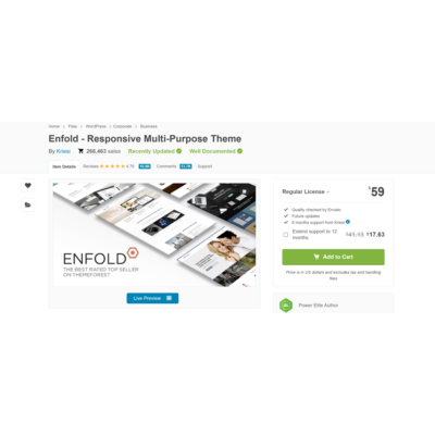Последняя версия плагина Enfold Multipurpose Theme GPL