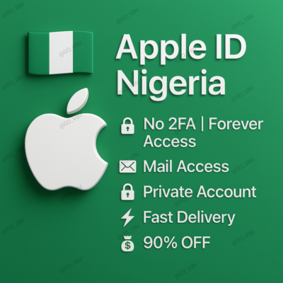 Apple ID Нигерия | Пожизненный доступ | Без 2FA | Доста