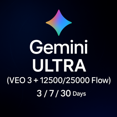СЧЕТ GEMINI ULTRA НА 7/30/183 ДНЕЙ (ANTIGRAVITY + VEO3)