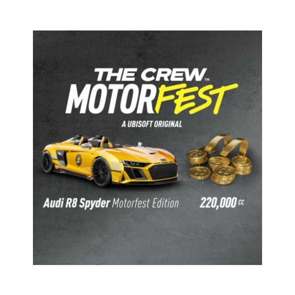 Crew Motorfest AUDI R8 SPYDER WELCOME PACK UBISOFT