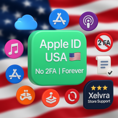 🇺🇸 Apple ID США | Без 2FA или Телефон | Полный Доступ | Быстрая Доставка 🔐