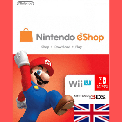 NINTENDO SWITCH 3M UK КАРТА ПОПОЛНЕНИЯ ВЕЛИКОБРИТАНИЯ