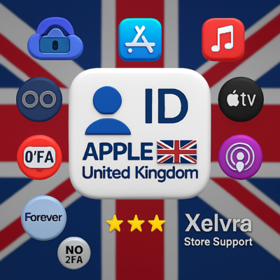 🇬🇧 Apple ID Великобритания | Без 2FA или Телефон | Полный Доступ | Быстрая Доставка