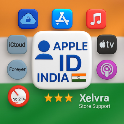 🇮🇳 Apple ID Индия | Без 2FA или Телефон | Полный Доступ | Быстрая Доставка 🔐