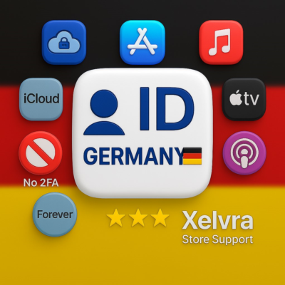 🇩🇪 Apple ID Германия | Без 2FA или Телефон | Полный Доступ | Быстрая Доставка 🔐