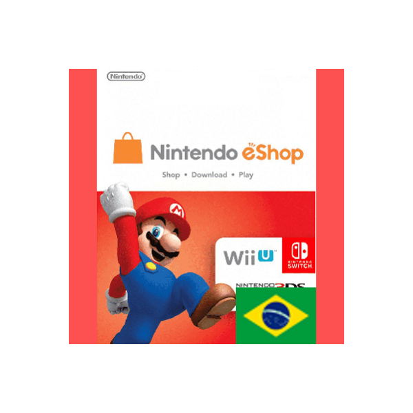 NINTENDO BR 250 BRL КАРТА ПОПОЛНЕНИЯ БРАЗИЛИЯ КОД