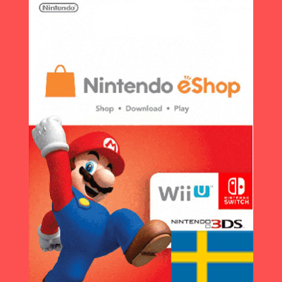 NINTENDO SE 250 SEK КАРТА ПОПОЛНЕНИЯ ШВЕЦИЯ КОД АВТО