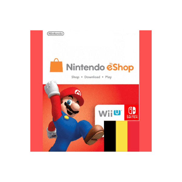 NINTENDO BE 25 EUR КАРТА ПОПОЛНЕНИЯ БЕЛЬГИЯ КОД АВТО
