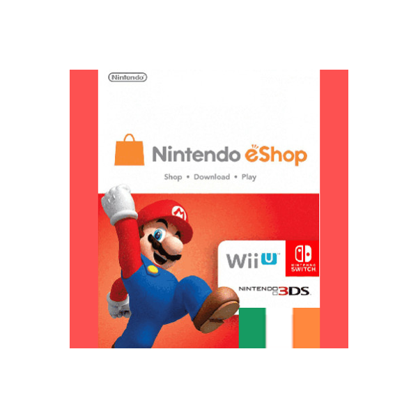 NINTENDO IE 15 EUR КАРТА ПОПОЛНЕНИЯ ИРЛАНДИЯ КОД