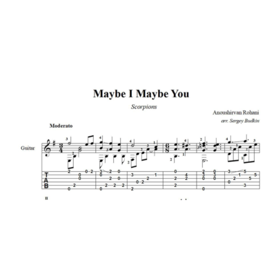 Maybe I Maybe You (Scorpions) ноты для гитары
