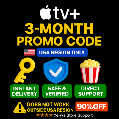 🇺🇸 Apple TV+ 3 Месяца США 🔑 Мгновенная доставка 🚀