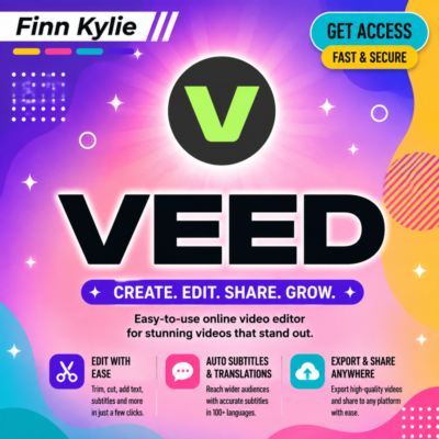 Подписка на план VEED.io PRO на 1 месяц