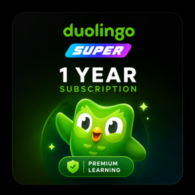 Duolingo Super 1-годовая подписка — активирована в ваше