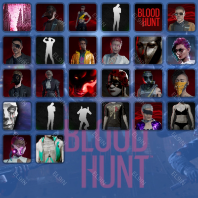 ⚡Vampire: The Masquerade - Bloodhunt🥇Твич Дропсы👑26 предметов + 🎁