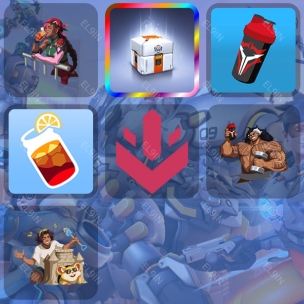 Overwatch 2 Твич Дропсы 6 предметов +
