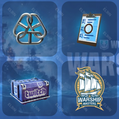 🌟World of Warships📢Твич Дропсы✅4 предметов + 🎁