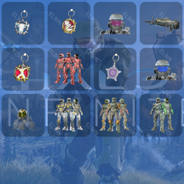 Halo Infinite Твич Дропсы 13 предметов +