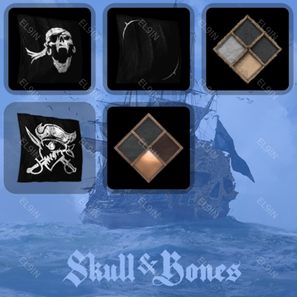 Skull and Bones Твич Дропсы 5 предметов +