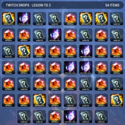 🌌Legion TD 2🔥Твич Дропсы🎈56 предметов + 🎁
