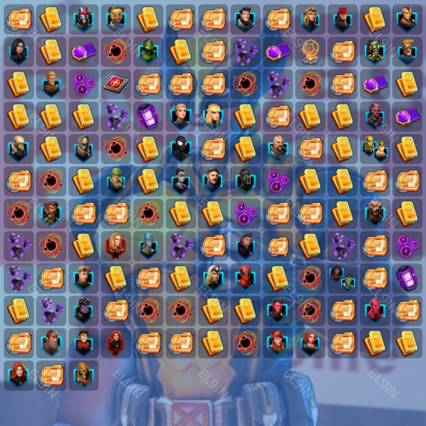 MARVEL Strike Force Твич Дропсы 146 предметов +