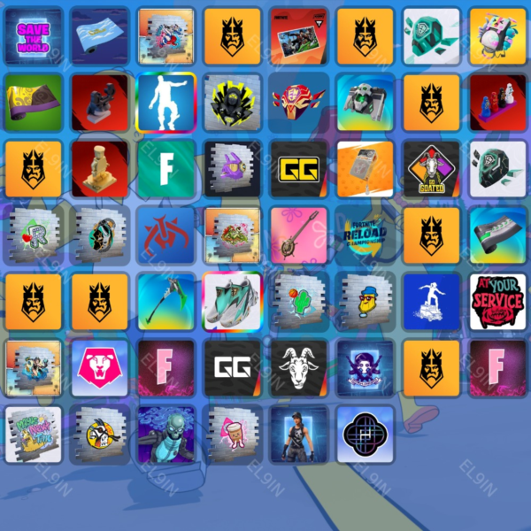 Fortnite Твич Дропсы 54 предметов +