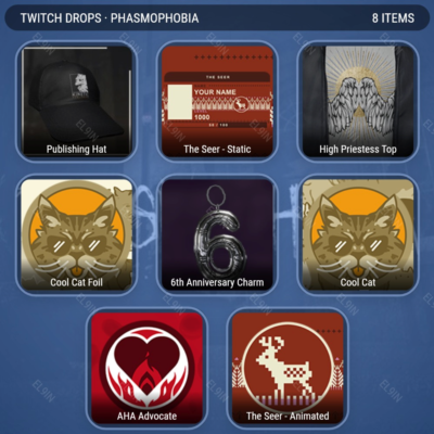 👾Phasmophobia🌈Твич Дропсы👾7 предметов + 🎁