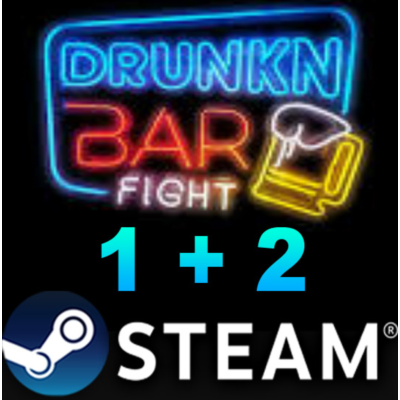 ・Drunkn Bar Fight 1 + 2・ОБЕ ЧАСТИ・STEAM АККАУНТ・PC・