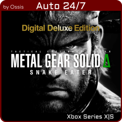 24/7 XBOX METAL GEAR SOLID Δ SNAKE EATER Digital Deluxe